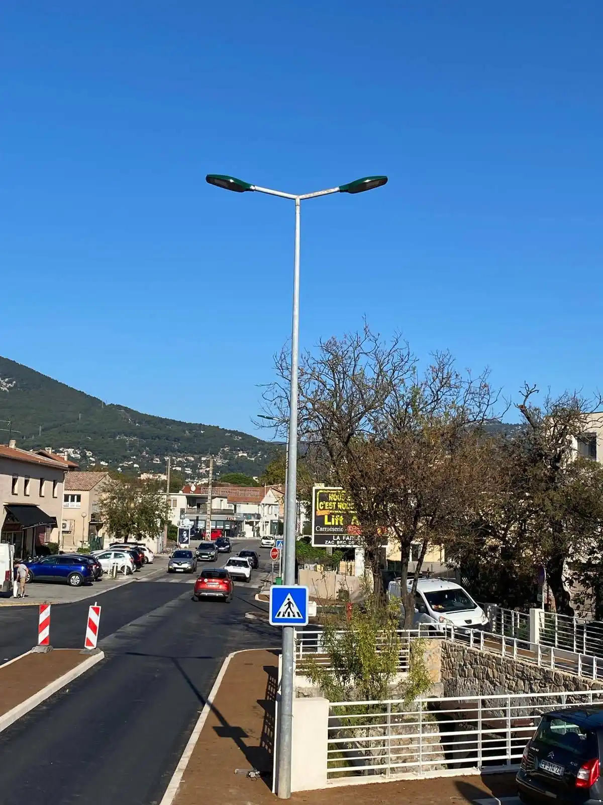 Après travaux : luminaires LED performants et économes en énergie à La Garde